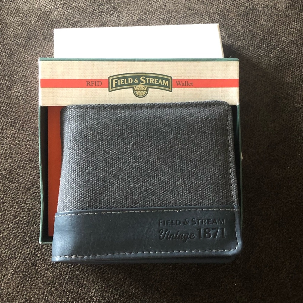 Field & Stream Vintage 1871 Wallet, leather, NWT